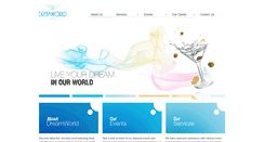 Desktop Screenshot of dreamworldevents.ca